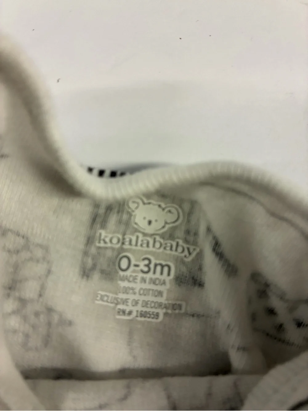 Koala Kids Cream and Black Animal Print One-Piece Bodysuit